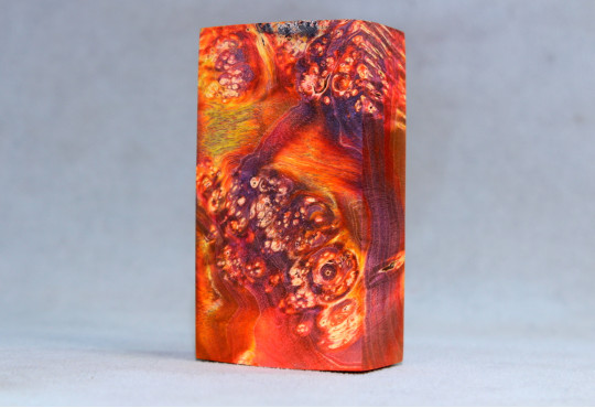 Stabilized Maple Burl Wood Mod Block